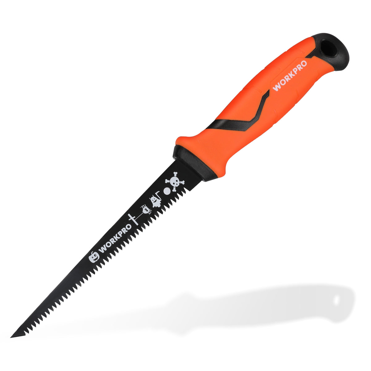 WORKPRO 6-inch Bi-metal Blade Pumpkin Drywall Saw & Pumpkin Carving Saw with TPR Handle, Professional Pumpkin Carving Tools for Adults with Gift Box