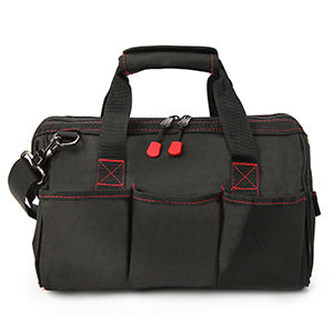 WORKPRO 14-inch Tool Bag Multi-pocket Tool Organizer with Adjustable Shoulder Strap