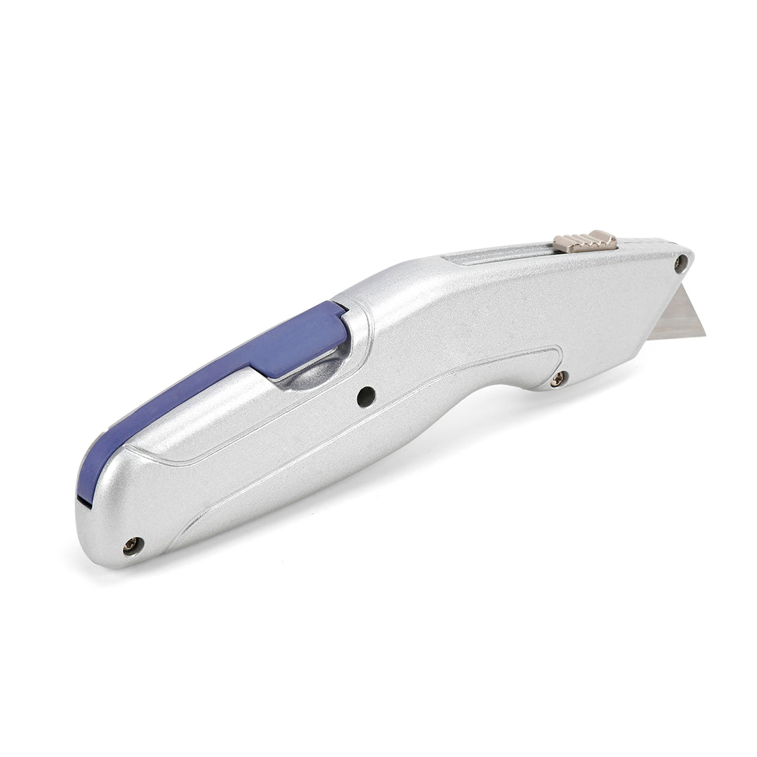 WORKPRO Retractable Utility Knife and Self-retracting Safety Box with 2 Extra Blades Included