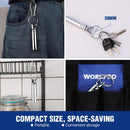 WORKPRO Socket Bottle Opener, 3/8" Drive x 10 mm Socket, Durable CR-V | Deep Square Drive Socket, Portable Detachable Key Ring - for Automotive Repair, House Projects, Machinery Work, Gift for Men