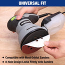 WORKPRO 50-Piece 320 Grit Sanding Discs - 5-Inch 8-Hole Hook and Loop Sandpaper for Random Orbital Sander (Not for Oscillating Tools or Mouse Sander)