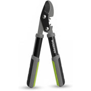 WORKPRO bypass loppers with black handles and green grip inserts
