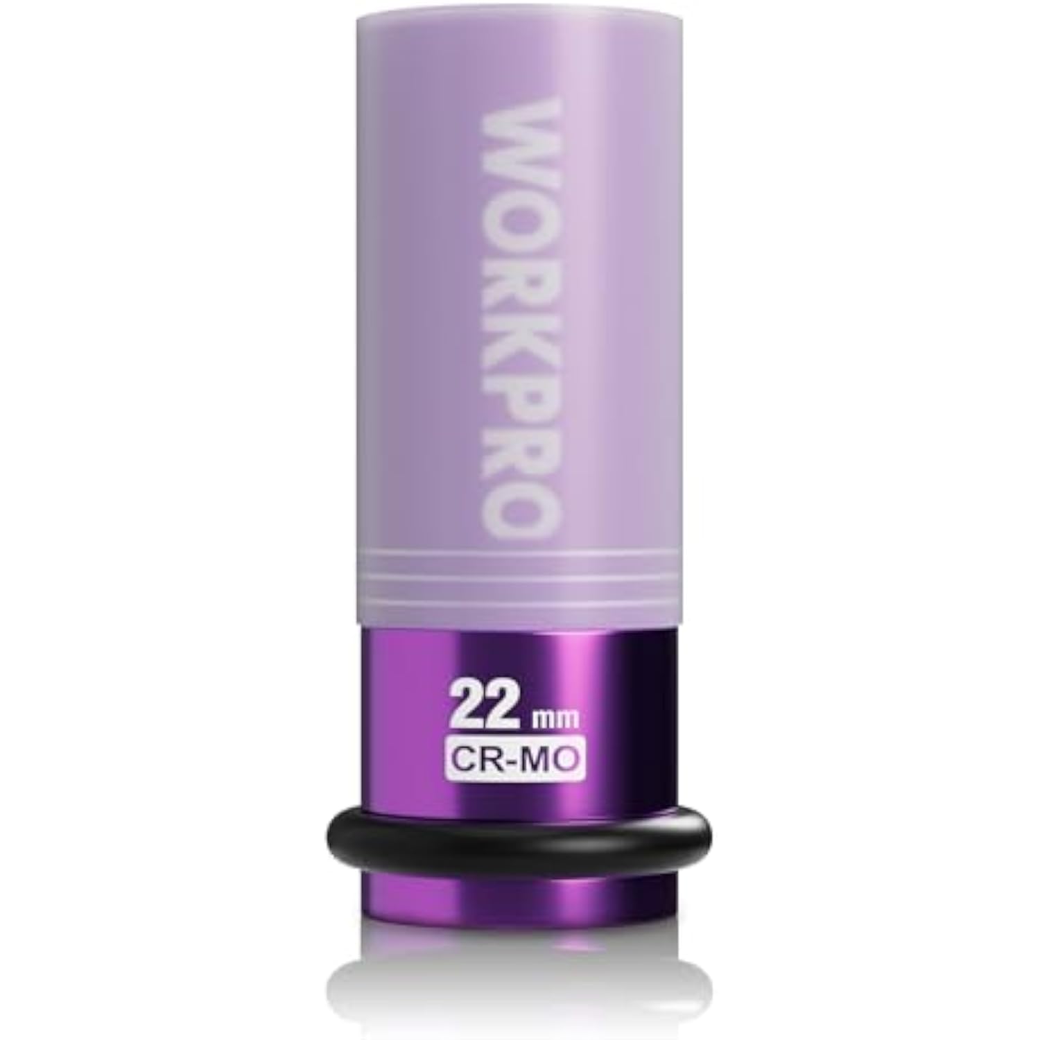 22mm 1/2 in drive purple lug nut socket with CR-Mo steel tip