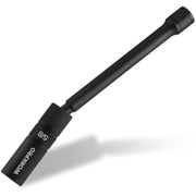 Black 5/8 in spark plug socket tool with knurled grip and magnetic socket end
