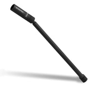 Black 14mm spark plug socket with slim shaft and textured end grip