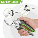 WORKPRO Garden Bypass Pruning Shears, 8.5" Garden Pruning Scissors with CRV Integral Forged Blades, Garden Clippers Hand Tools for Cutting and Trimming Bonsai, Branch, Herb, Rose, Flower (W)