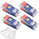 WORKPRO 400-Pack Single Razor Edge Blades, Industrial Scraper Razor Blades, High Carbon Steel One Edge Razor Blades