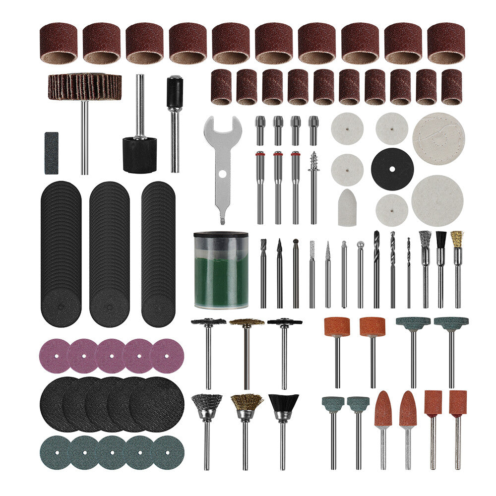 WORKPRO 208 pcs polishing sanding grinding bit set rotary tool accessories kit with innovation, quality, durable secure
