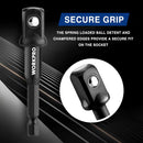 WORKPRO 3-Piece Socket Adapter Extension Set, 1/4-Inch Hex Shank | 1/4" 3/8" 1/2" Impact Socket Driver Set, Drill Sockets Extension Bit, Sockets Driver Adapter, Drill Extension with Holder