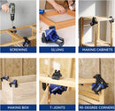 WORKPRO Right Angle Corner Clamps for Woodworking, Set of 4 Adjustable Spring-Loaded One-Handed Clamps, Carpentry Tools for Framing, Cabinets, and Projects