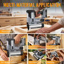 WORKPROX 20V Cordless Brad Nailer Kit, 18 Gauge 2-in-1 Nail & Staple Gun with 2.0Ah Rechargeable Battery, 1000 Staples & 1000 Nails, for Woodworking, Upholstery, DIY Projects & Home Improvement