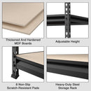 WORKPRO 5-Tier Shelving with Particle Board, 72" Hx36 Wx18 D, 4000LBS Load