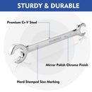 WORKPRO 4 Pcs Metric Flare Nut Wrench Set