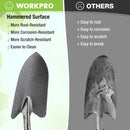 WORKPRO 6-Piece Garden Tool Set, Heavy Duty Gardening Hand Tools with Soft Rubber Handle, Including Trowel, Rakes, 2-in-1 Hoe and Crack Weeder, Ideal Gardening Gifts for Men and Women