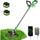 WORKPROX 2 in 1 Lawn Edger & Weed Trimmer  with 2Pcs Grass Trimmer Spool Line - 20V