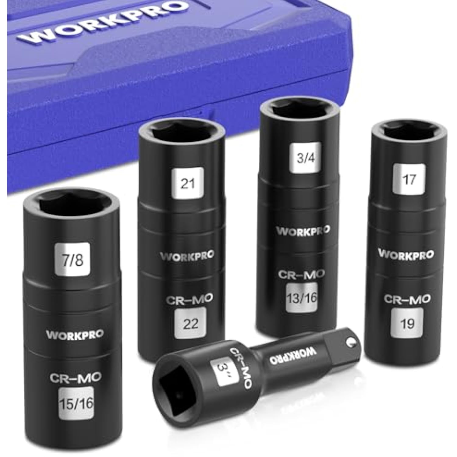 WORKPRO 5PCS Impact Socket Set 1/2