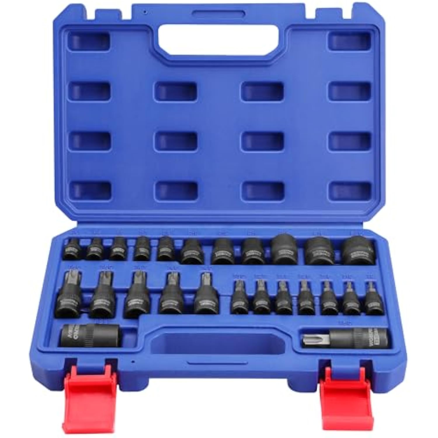 WORKPRO 25-Piece Torx Bit Socket Set, 1/4