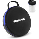 WORKPRO 3 & 5 Gallon Bucket Seat, 360° Swivel Seat NBR Foam Cushion | Portable Bucket Lid Seat with Built-in Handle, Protective Low-Profile Seat for Fishing, Auto Repair, Gardening