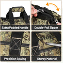 WORKPRO 16-Inch Wide Mouth Tool Bag with Water Proof Molded Base | Multi-Pocket, Heavy Duty Cloth, Adjustable Shoulder Strap, Double-pull Zipper, For Workshops, Outdoor Projects