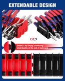 WORKPRO 4-Pack Plier Organizer Rack, Pliers Holder and Cutter Organizers with Non-Slip Rubber Base, 40-Slot Tool Box Organizer, Tool Drawer Organizer, Tool Storage, Plier Rack (Pliers Not Included)