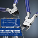 WORKPRO 4.7" Model Nippers Tool, Ultra-thin Single Blade Nipper for Plastic Model, Non-slip Sprue Cutter for Model Building Repairing and Fixing