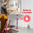 WORKPRO Cabinet Jack Support Pole, 18.5" to 29.5" Steel Telescopic Quick Support Rod Adjustable 3rd Hand Support System with 154 lbs Capacity for Cabinet Jack, Drywall Jack& Cargo Bars, 4-Pack
