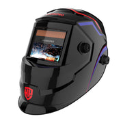 WORKPRO Welding Helmet Shield True Color Auto Darkening 1112 welder mask in black with secure innovation quality