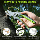 WORKPRO Garden Pruning Shears 2 Pack, 8.5" Bypass Pruning Shears and 6.25" Straight Garden Flower cissors, Garden Clippers Hand Tools for Cutting Flowers, Trimming Plants, Picking Fruits