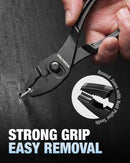 WORKPRO 4 Inch Slip Joint Pliers, Pocket/EDC Pliers for Tight Space | High-Toughness Alloy Steel, Two-Position Switch, Anti-Rust Coating, Serrated Jaws, Compact Size, Lightweight & Portable