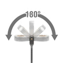 WORKPRO 8 Pcs Flex-Head Ratcheting Combination Wrench Set with Organizer Bag