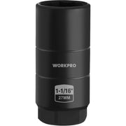 Black oil pressure switch socket with 1-1/16 in size marking on the end