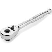 3/8 drive chrome reversible ratchet wrench, long handle with polished finish