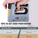 WORKPRO 5 in 1 Cordless Staple Gun, 3.6V Rechargeable Electric Stapler with 2000 Staples and Nails, Upholstery Staple Gun for Wood, Furniture, Office, and DIY Projects