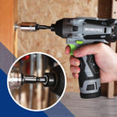 WORKPRO 3-Piece Socket Adapter Extension Set, 1/4-Inch Hex Shank | 1/4" 3/8" 1/2" Impact Socket Driver Set, Drill Sockets Extension Bit, Sockets Driver Adapter, Drill Extension with Holder