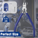 WORKPRO 4.7" Model Nippers Tool, Ultra-thin Single Blade Nipper for Plastic Model, Non-slip Sprue Cutter for Model Building Repairing and Fixing