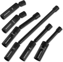 WORKPRO 6-Piece 3/8" Drive Magnetic Spark Plug Socket Set 12-Point, Includes 9/16", 5/8", 13/16", 14mm Sockets with 4", 6", 11" Extensions for Automotive Repair