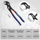 WORKPRO 10-Inch Groove Joint Pliers, Fast Adjust Tongue and Groove Pliers | CR-V Water Pump Pliers with V-Jaw Design & Comfort Grips for Plumbing, Auto & Home Repair