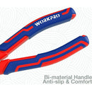 WORKPRO 7-Inch Diagonal Pliers in CRV Steel for Cutting Wires, Bi-material Handle Comfort Grip