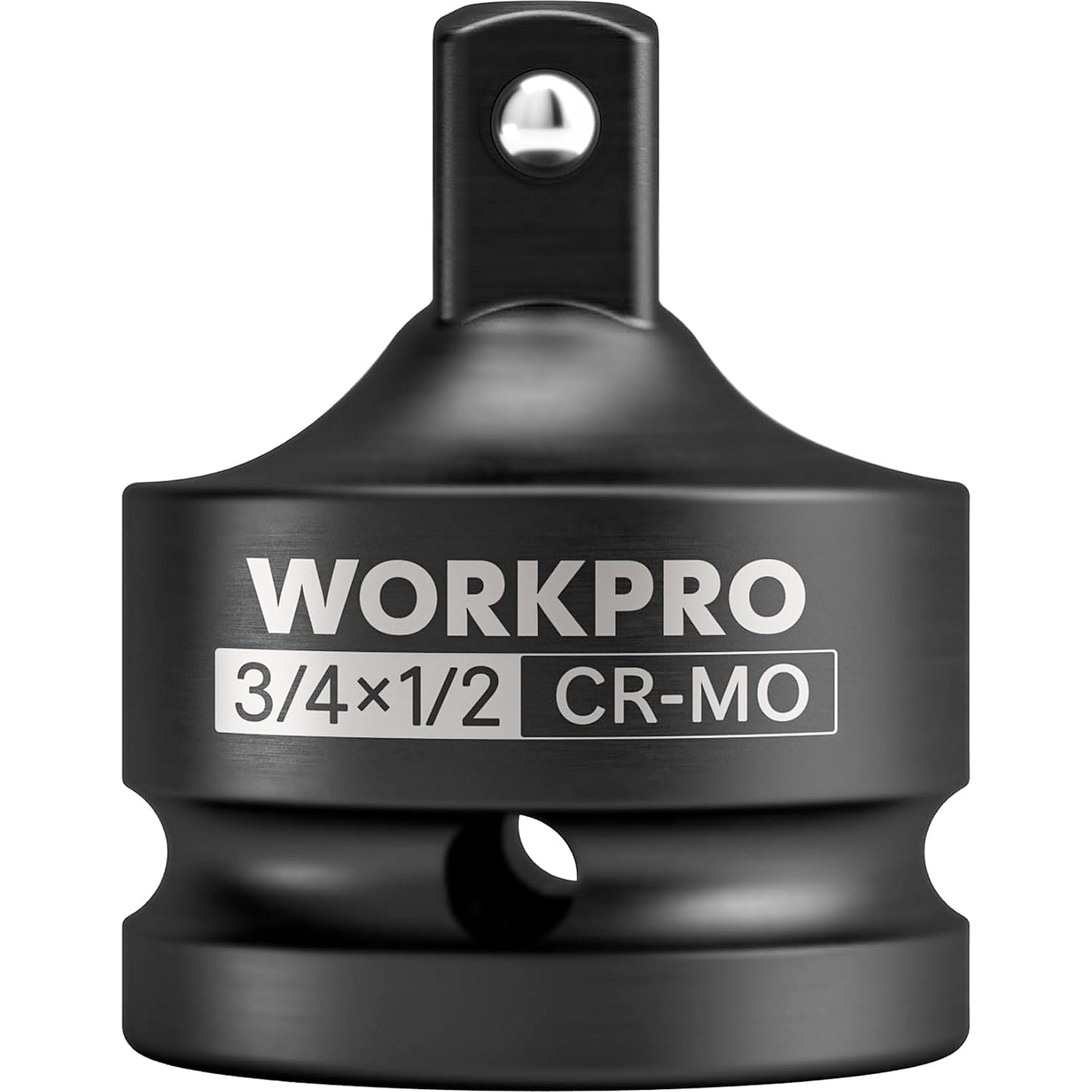 WORKPRO 3/4" F to 1/2" M Impact Socket Adapter, Cr-Mo Steel, Socket Adapter Set for Impact Driver Conversions, Square Drive Reducer for Impact Driver Wrench