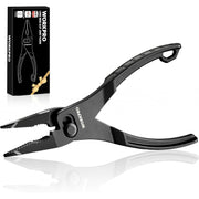 Black WORKPRO slip joint pliers with retail packaging box