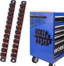 WORKPRO Magnetic Screwdriver Organizer and Wrench Organizer, Aluminum Rail Magnetic Tool Organizer, Tool Holder, Toolbox Organization, 24-Slot Screwdriver and Wrench Holder (Tools not Included)