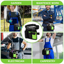 WORKPRO Garden Tool Belt, 5-Pocket Gardening Tool Pouch with Waist Strap | Durable Oxford Fabric, Hands-Free Tool Organizer, For Gardening, Carpentry, and DIY Projects