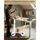 WORKPRO 47.2" x 23.6" Adjustable Height Workbench with Crank Handle, 300 LBS Load Capacity(W)