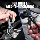 WORKPRO 2-Piece Mini Pliers Set with Pouch, 4-Inch Water Pump Plier & Plier Wrench, High-Toughness Alloy Steel Mini Groove Joint & Smooth Jaw Plier, EDC Pliers for Tight Spaces & Versatile Use