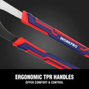 WORKPRO 2-Piece Groove Joint Pliers Set | 10 & 8 Inch Adjustable Water Pump Pliers, Straight Jaw Tongue and Groove Pliers