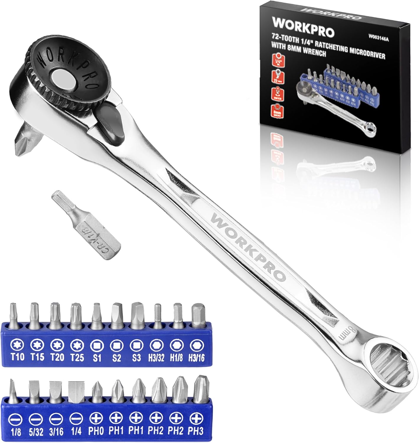 WORKPRO 21 PCS 1/4