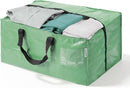 WORKPRO 1 Pack Extra Large Moving Bags with Zippers & Carrying Handles Backpack Straps, Heavy-Duty Storage Tote for Space Saving & Storage, Alternative to Moving Box (Green)