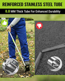 WORKPRO Weed Puller Tool with Long Handle – 2-in-1 Garden Hoe & Weed Rake, 29"-56" Adjustable Manual Weeding Tool, Uprooting Weed Remover Gardening Weeder Tools for Yard, Lawn, Patio and Garden