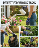 WORKPRO Floral Garden Gloves for Women, Gardening Gloves for Women/Ladies | Printed Breathable Working Gloves with Touchscreen Design & No-Slip Palm Grip for Weeding, Planting, Raking and Pruning
