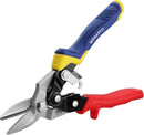 WORKPRO 8 Inch Aviation Snips, Heavy Duty Metal Cutter, Straight Cut, | Safety Latch, Non-slip Handle, Cr-V Steel Sharp Teeth, Aviation Snips for Cutting Metal Sheet